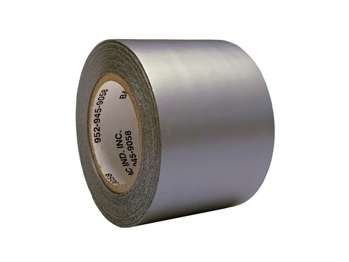 Silver grey tarp - tape,