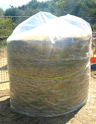 5ft hay straw big bag - big, round